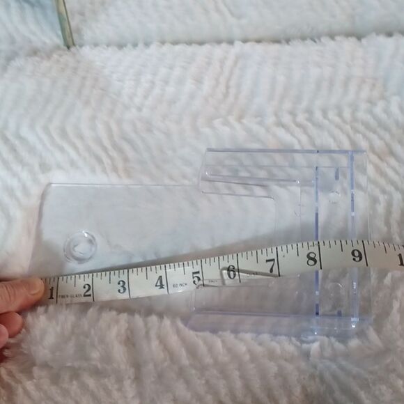 Brochure ‎ Display Double  Holder Stand Acrylic    W4.5x9H  There Is 10 New - Picture 11 of 11